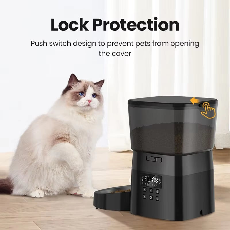 Smart Auto Pet Feeder  Hassle-Free Mealtim