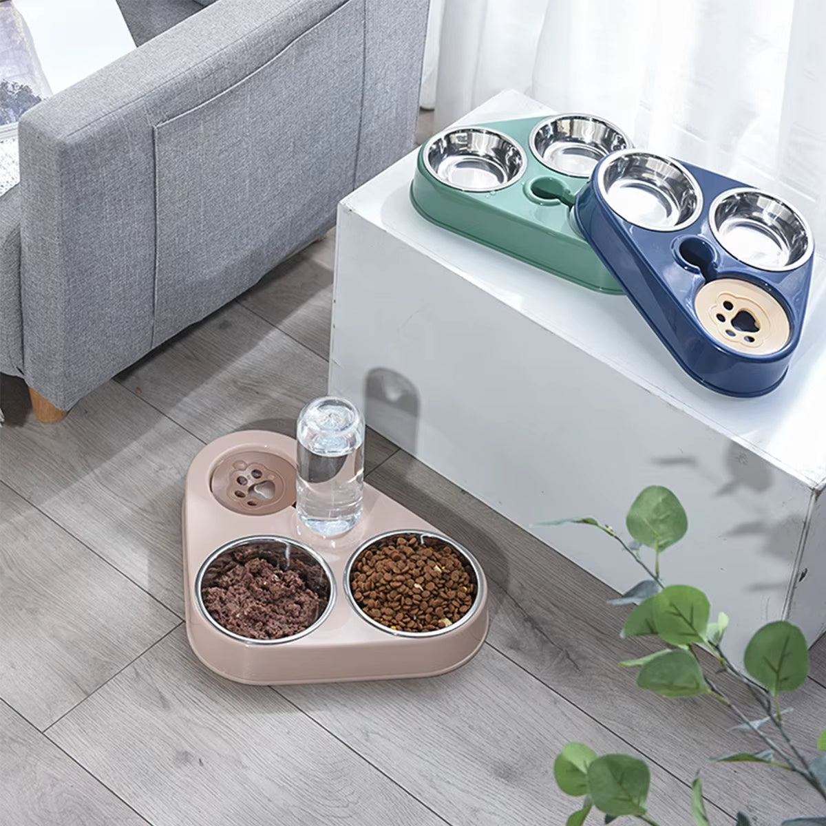 DuoFlow Spill-Free Feeder &amp; Hydration Station