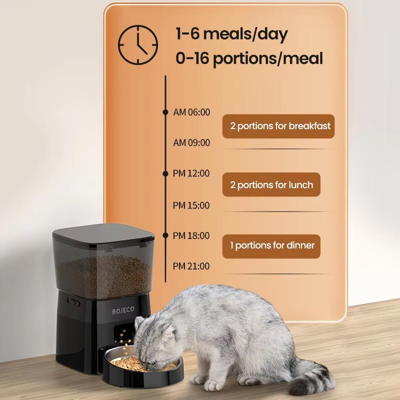 Smart Auto Pet Feeder  Hassle-Free Mealtim