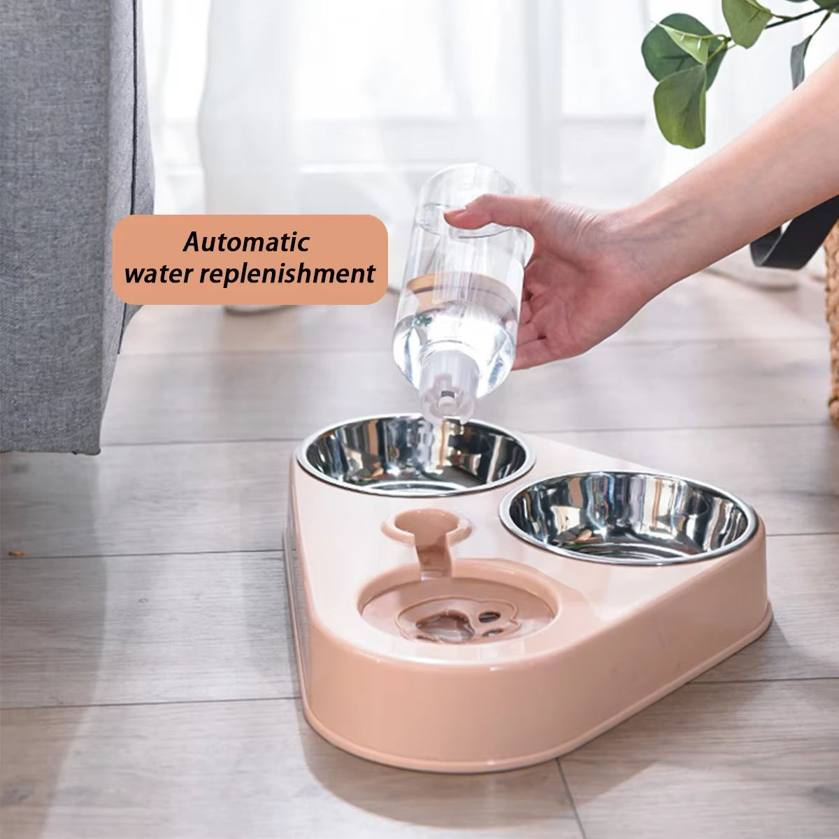 DuoFlow Spill-Free Feeder &amp; Hydration Station