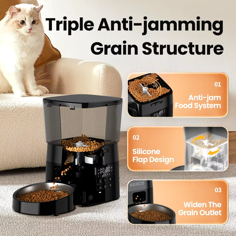 Smart Auto Pet Feeder  Hassle-Free Mealtim
